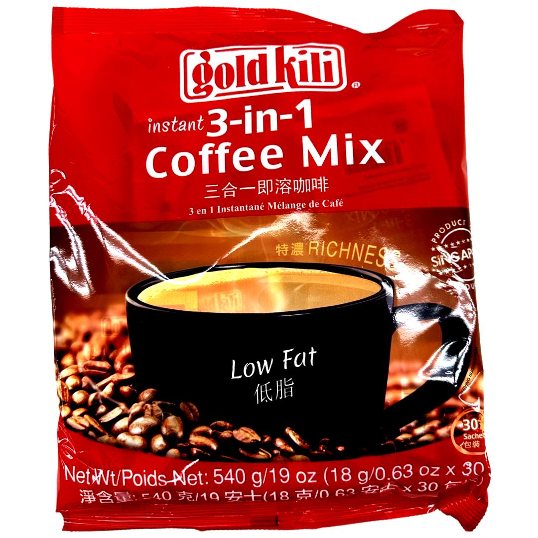 Gold Kili Instant 3-in-1 Coffee Mix - 30 Sachets (19 OZ) - Great Deal