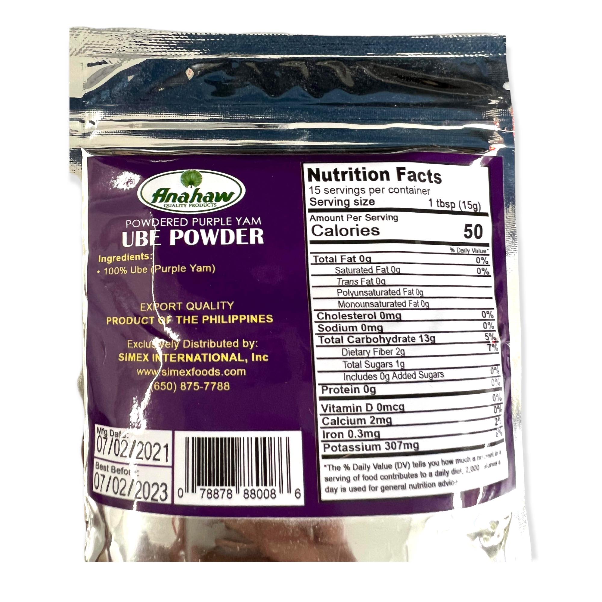 Anahaw - Premium Purple Yam UBE Powder, 227 G