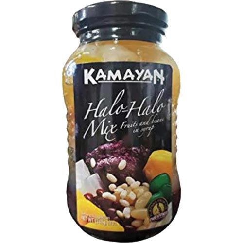 Kamayan 12 OZ Halo Halo Mix: Delicious Fruits and Beans in Syrup - Great Deal!