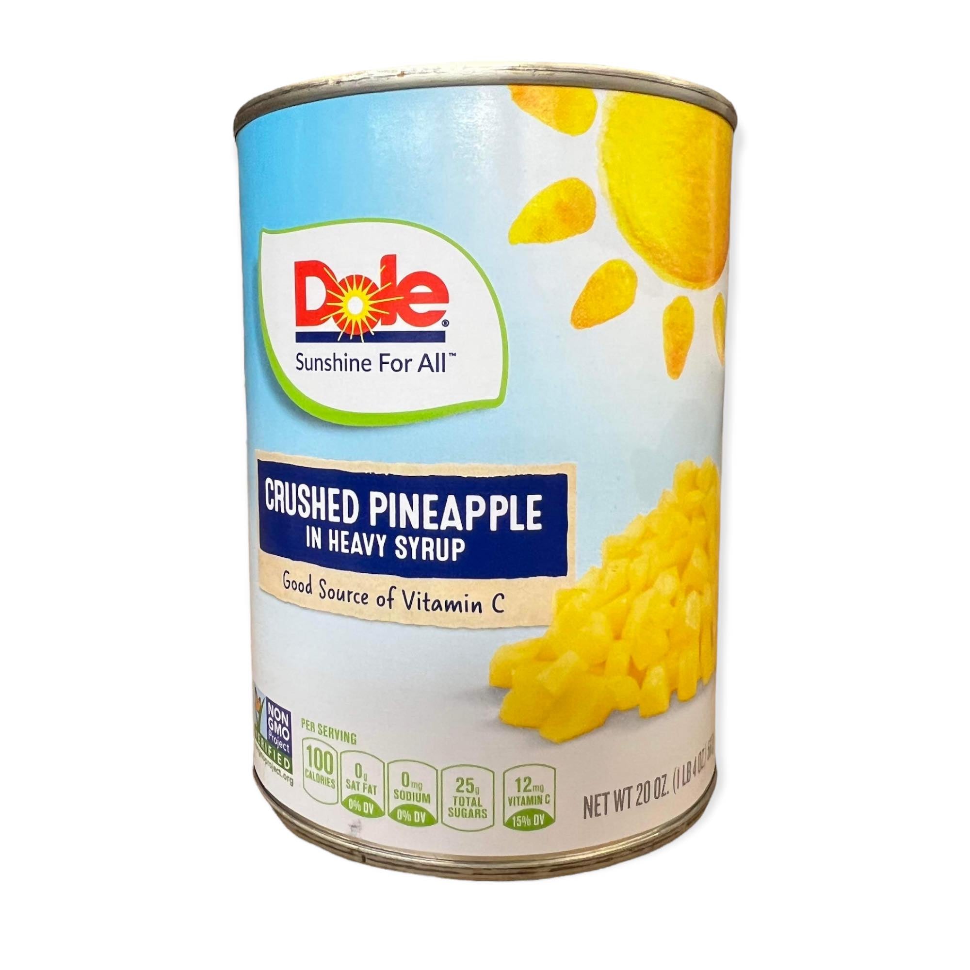 Dole's Delicious Syrup - Soaked Crushed Pineapple