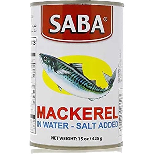 Get 425 G Can of Saba Water Mackerel with Added Salt - A Healthy Seafood Delight