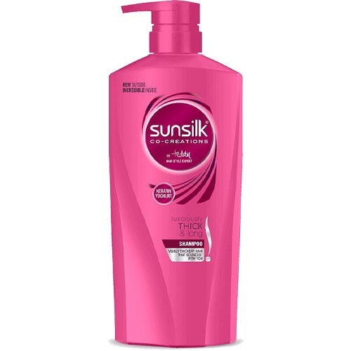 Sunsilk Co-Creations Pink Shampoo - 5 Flower Essentials for Smooth & Manageable Hair