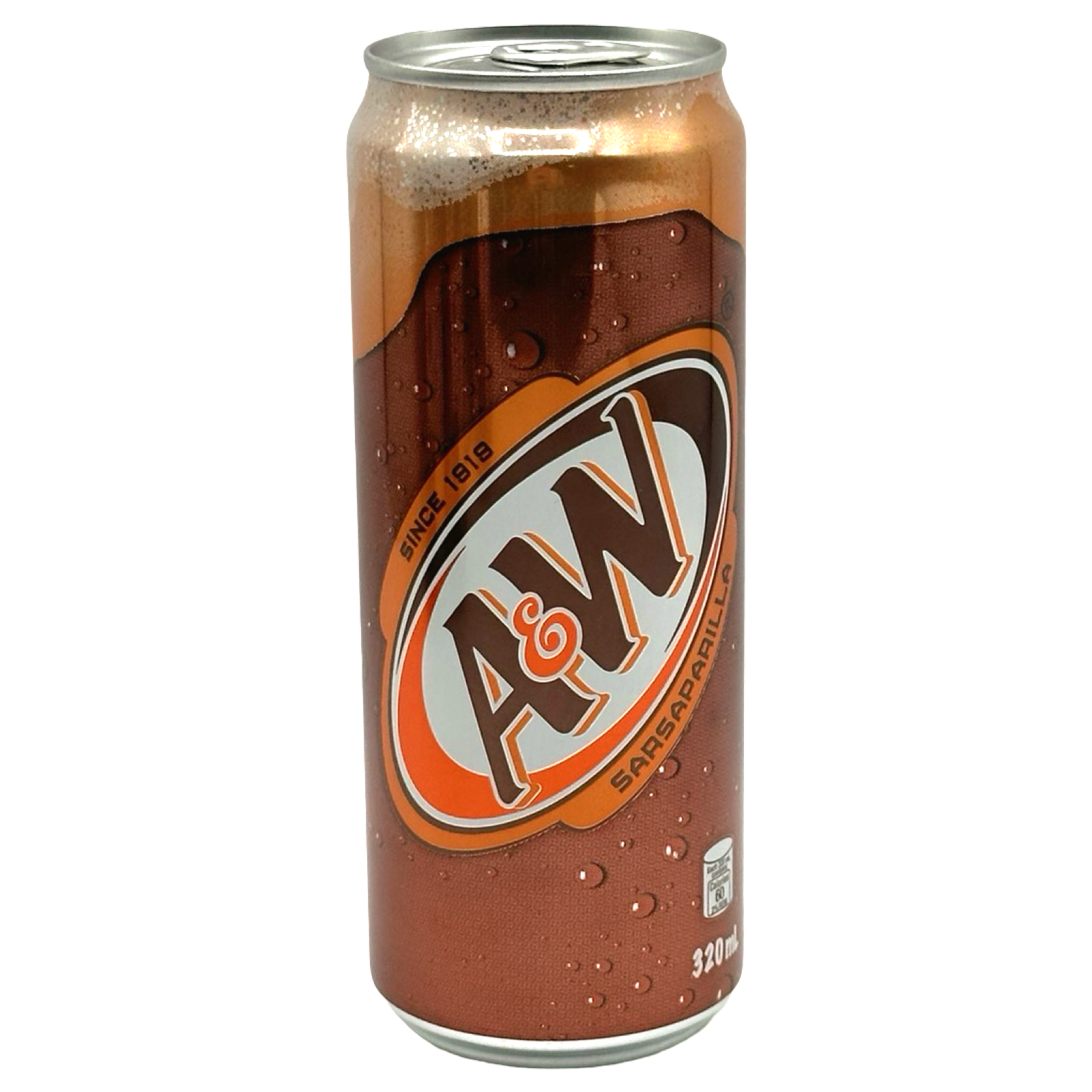 A&W 320 ML Premium Sarsaparilla Root Beer
