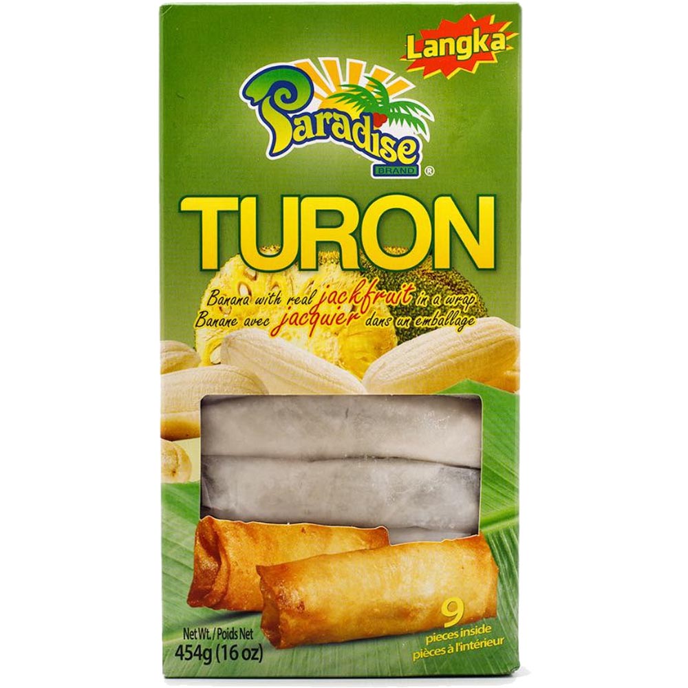 Paradise Turon - 9 Pieces, 16 OZ - Delicious Banana Wrap with Real Jackfruit