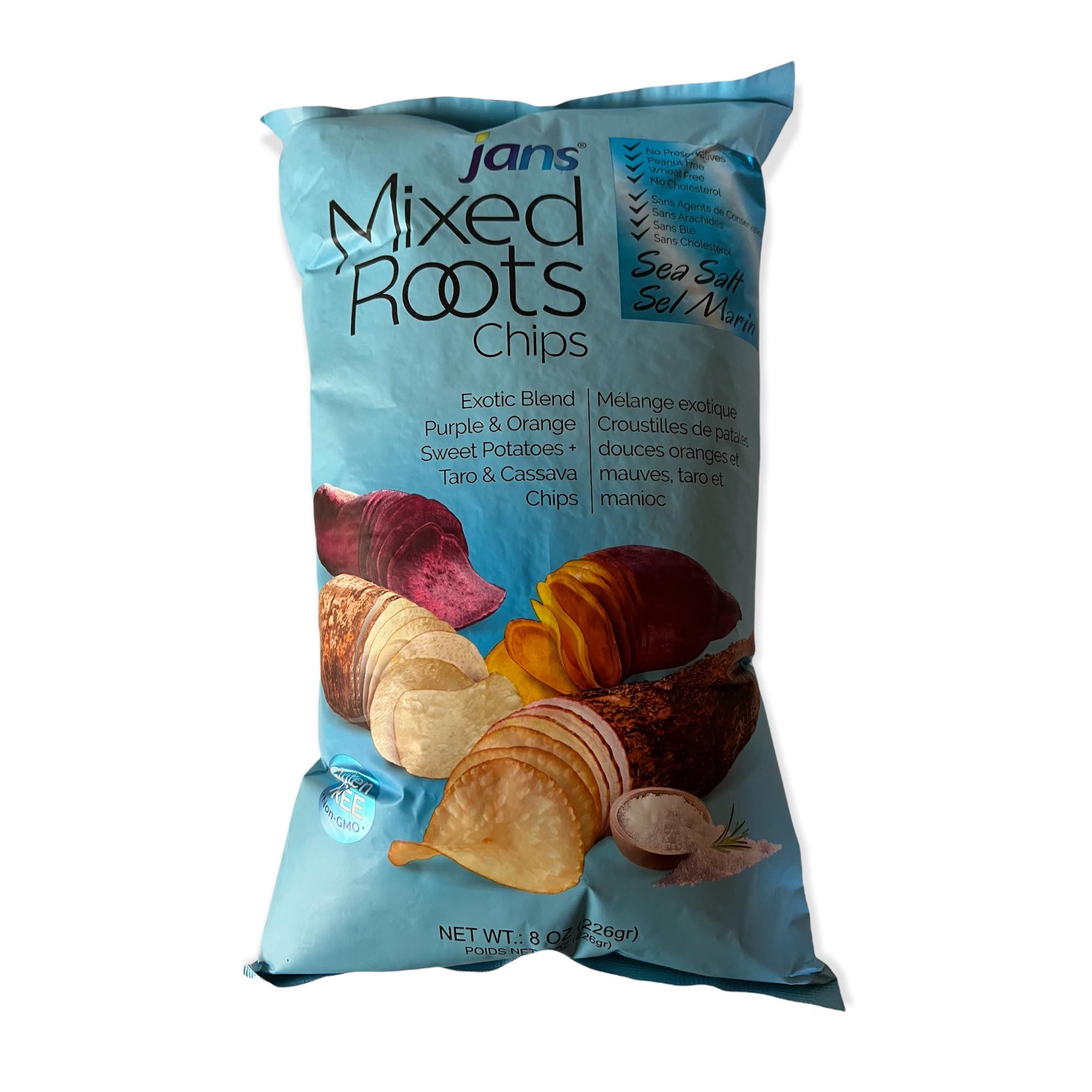 Jans Sea Salt Mixed Roots Chips - 226 G