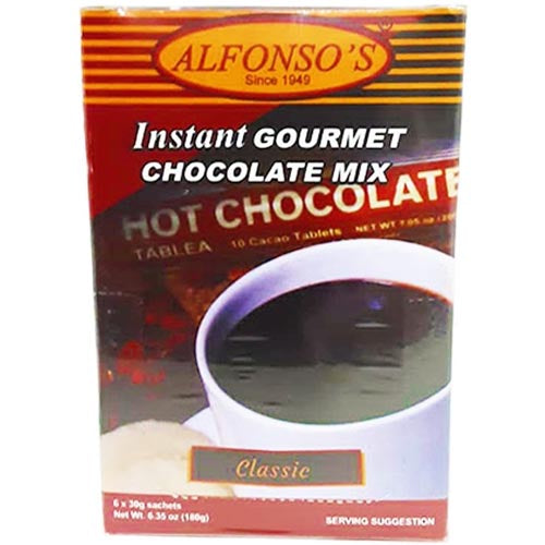 Alfonso's Premium Instant Gourmet Chocolate Mix - 180 G Classic Blend