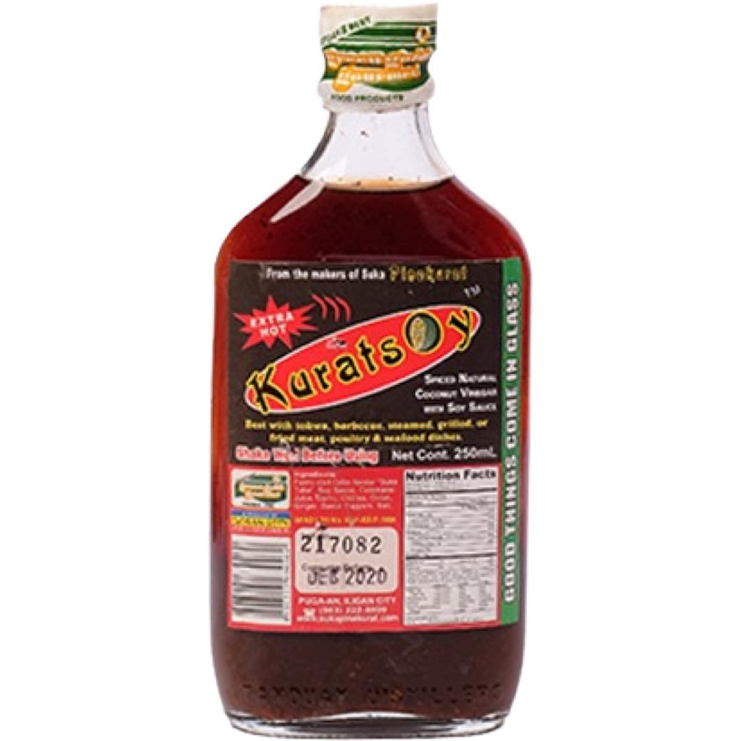 Kuratsoy - Spicy Coconut Vinegar with Soy Sauce (Extra Hot, 250 ML)