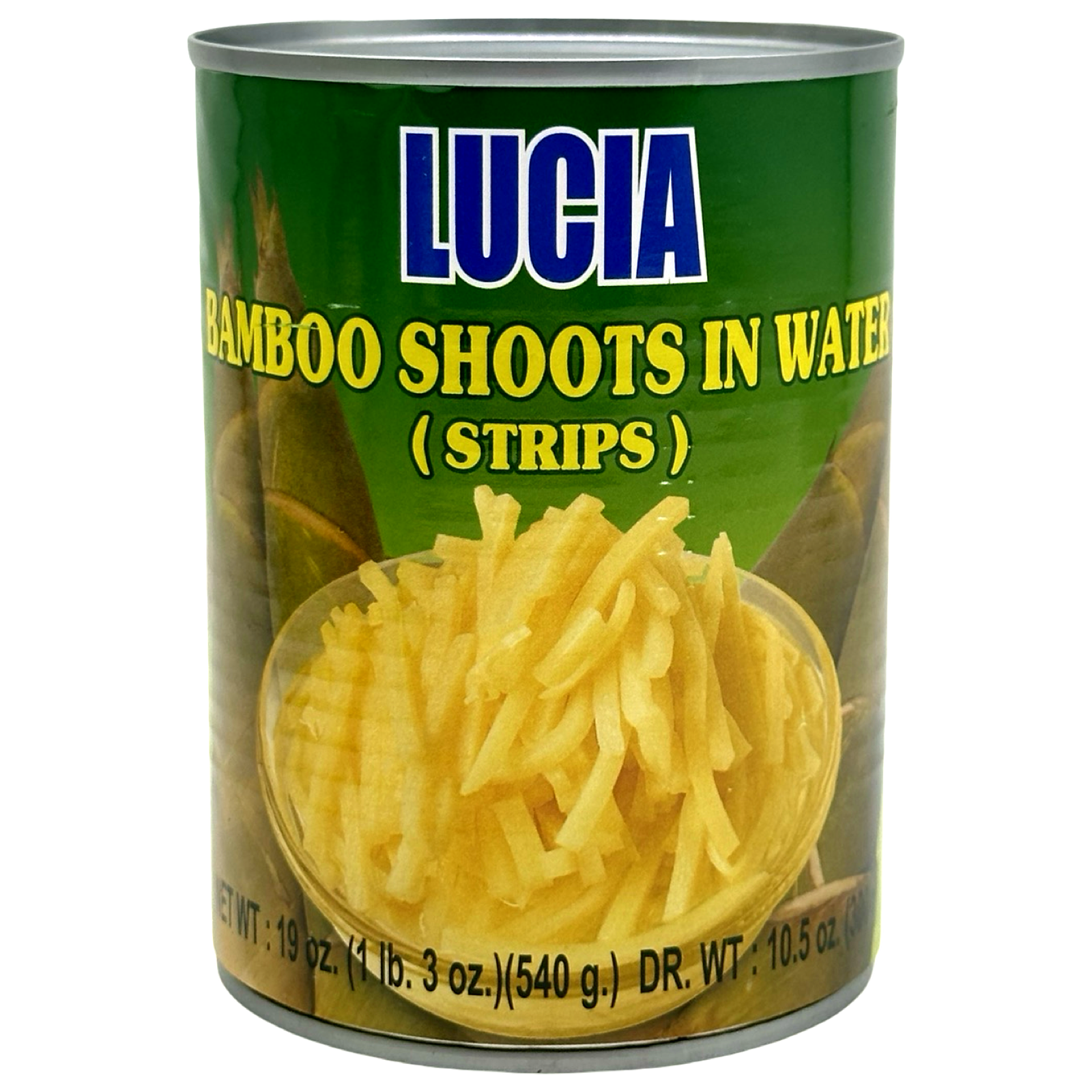 Lucia 19 OZ Water-Packed Bamboo Shoot Strips - Fresh Delight