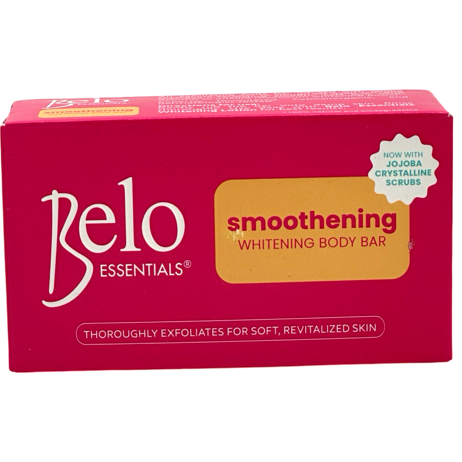 Belo Essentials Yellow Exfoliating Microbeads Smoothening Body Bar - 135 G - Great Value!