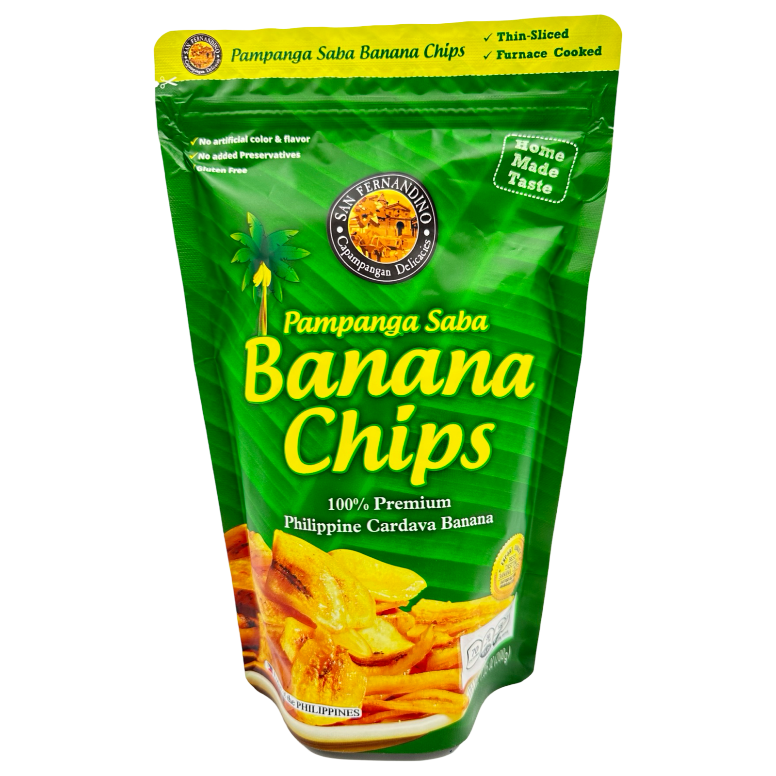 Pampanga Saba - 200G Healthy Banana Chips Made from 100% Philippine Cardava Bananas