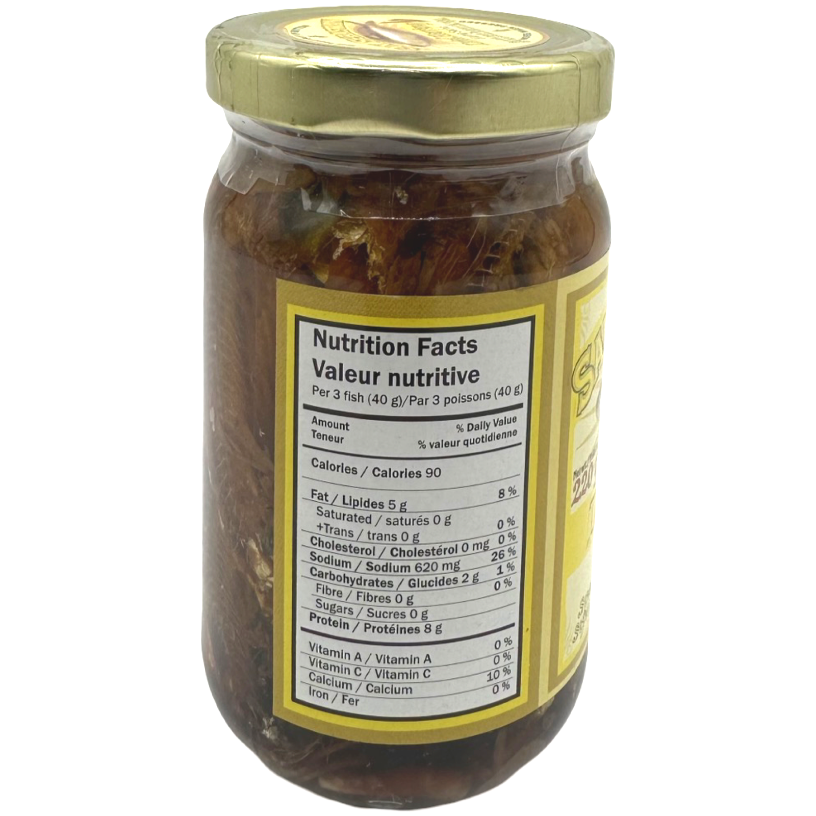 Spicy Spanish-Style Dried Herring in Corn Oil - 220 G | San Sebastian Delicacy