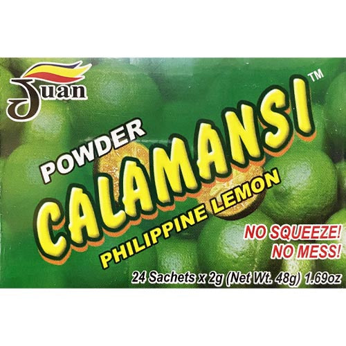 Juan Powder Calamansi - 24 Sachets (48 G) - Enjoy Philippine Lemon Without Squeezing