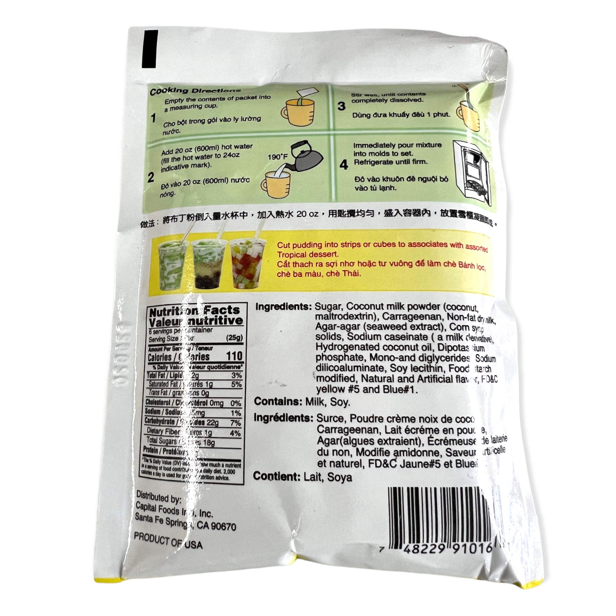 Mei Wei Coconut Milk Pudding with Almond Flavor - 5.3 OZ - Tasty Delight