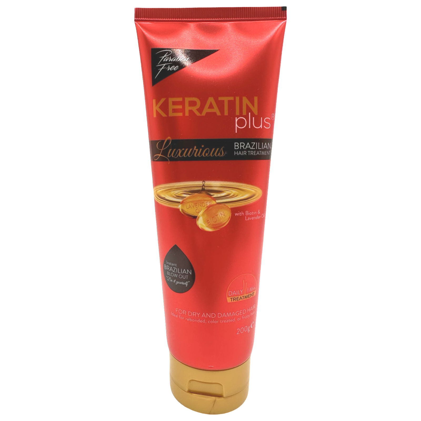 Luxurious RED Keratin Plus Brazilian Hair Treatment - 200 G