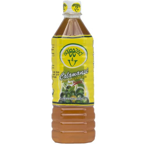 Promo! Squeezed 4 U Calamansi Juice Drink Concentrate with Honey - 25.36 FL OZ Citrus Beverage
