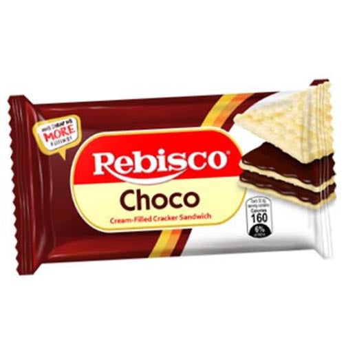 Rebisco 10-Pack Chocolate Cream Filled Cracker Sandwiches