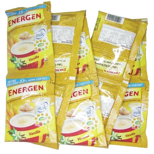 Energen Vanilla Oat Cereal Mix with Milk - 10 Sachets (400 G) - Perfect for Busy Mornings