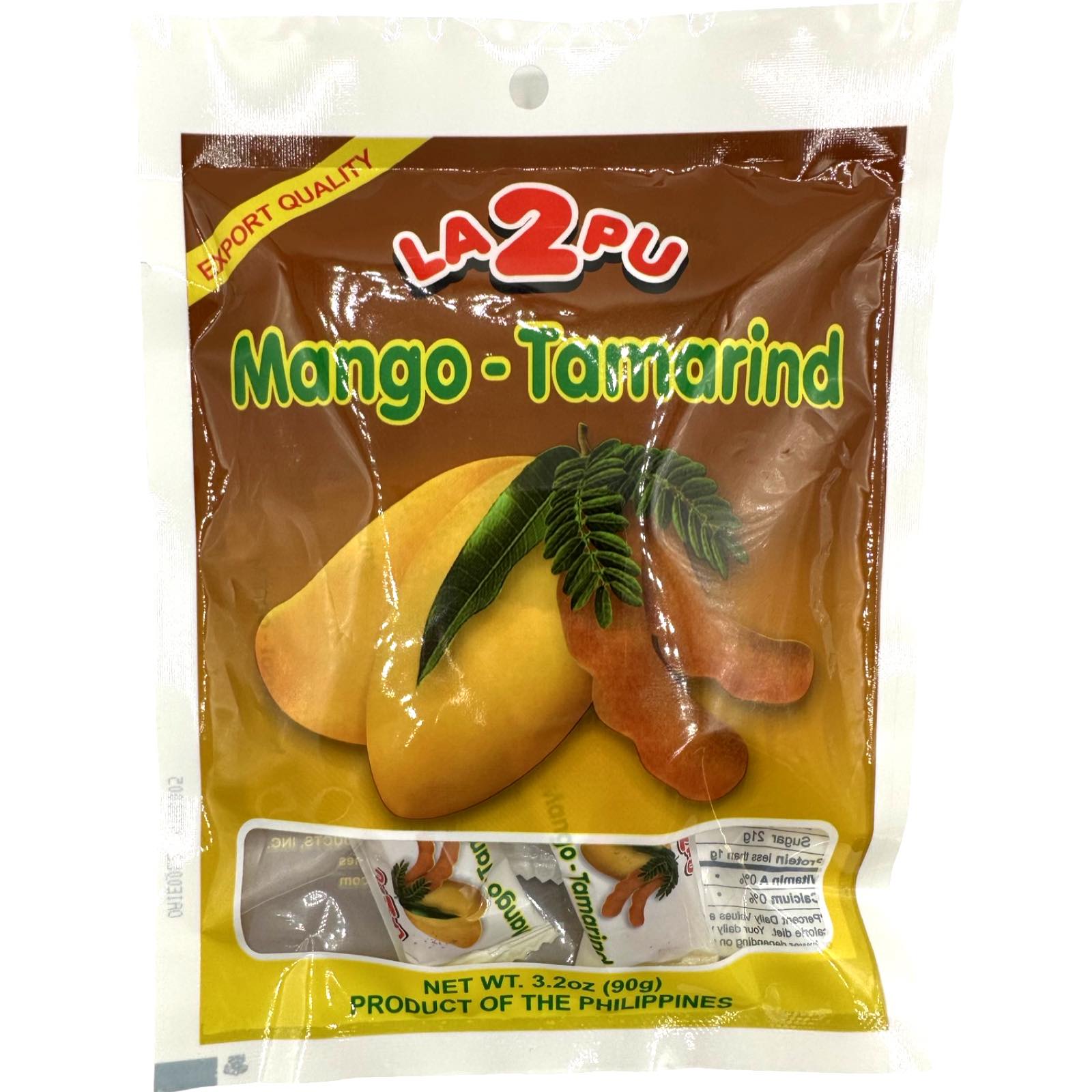 Delicious 90G La2Pu Mango and Tamarind Candy Treat
