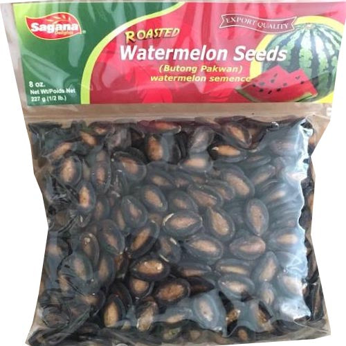 Sagana - 8 OZ Roasted and Salty Watermelon Seeds (Butong Pakwan)