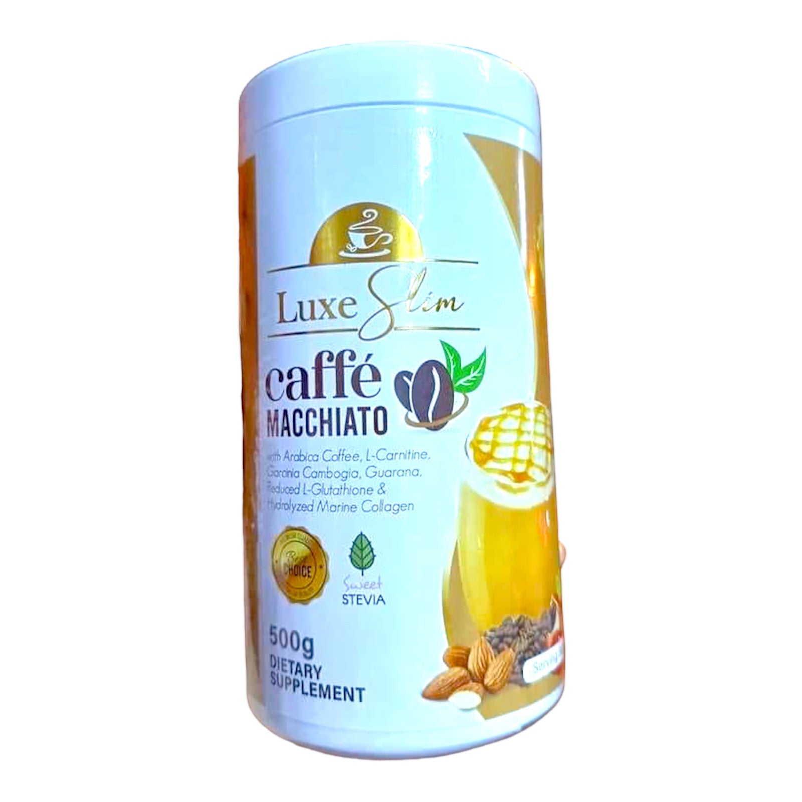 Luxe Slim Big-Size 500g Caffe Macchiato Canister