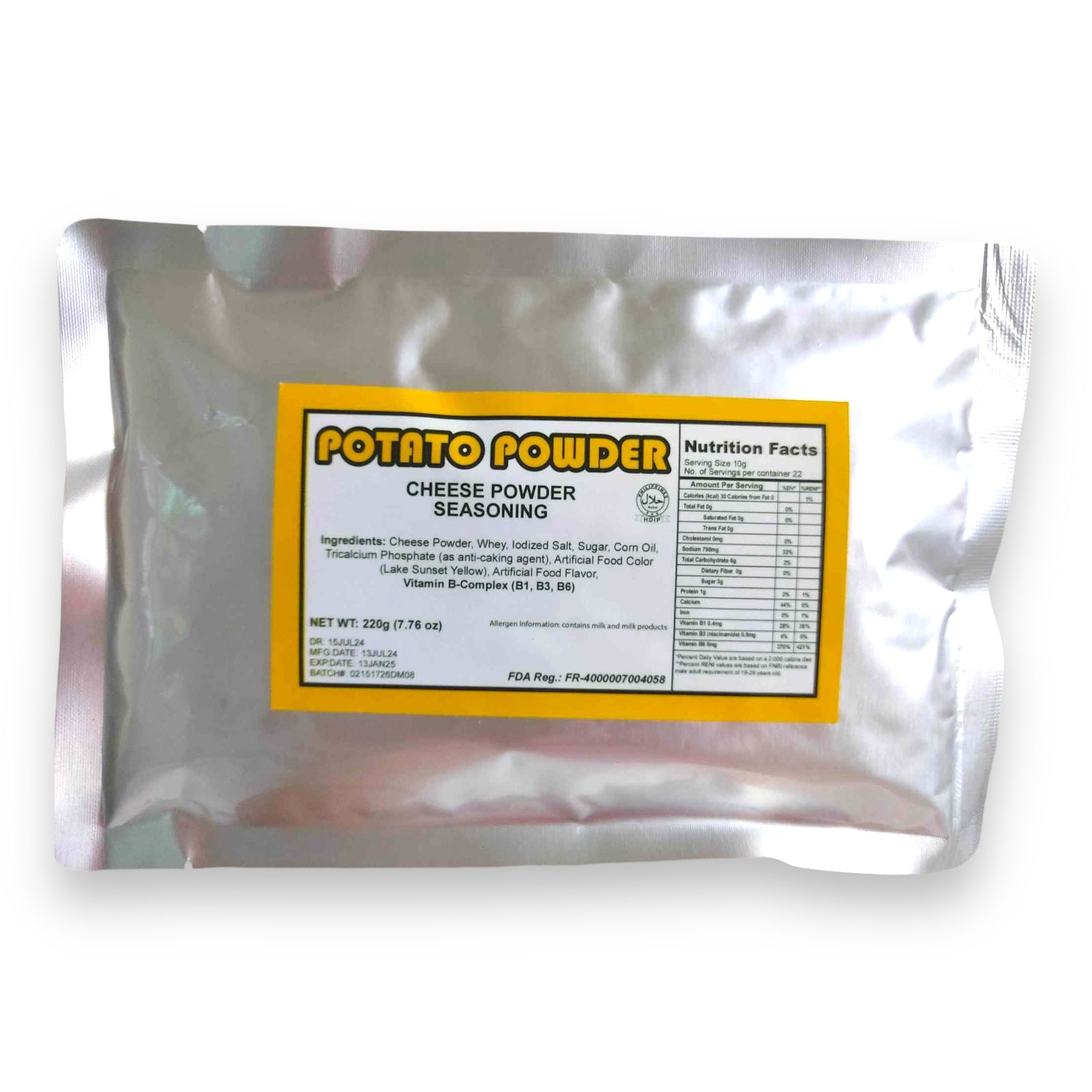 Hot Deal! 220G Potato Cheese Powder Seasoning