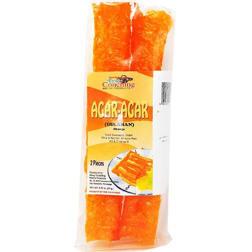 Orange Agar-Agar Gulaman - Premium Dried Seaweeds, 20 G - Great Deal