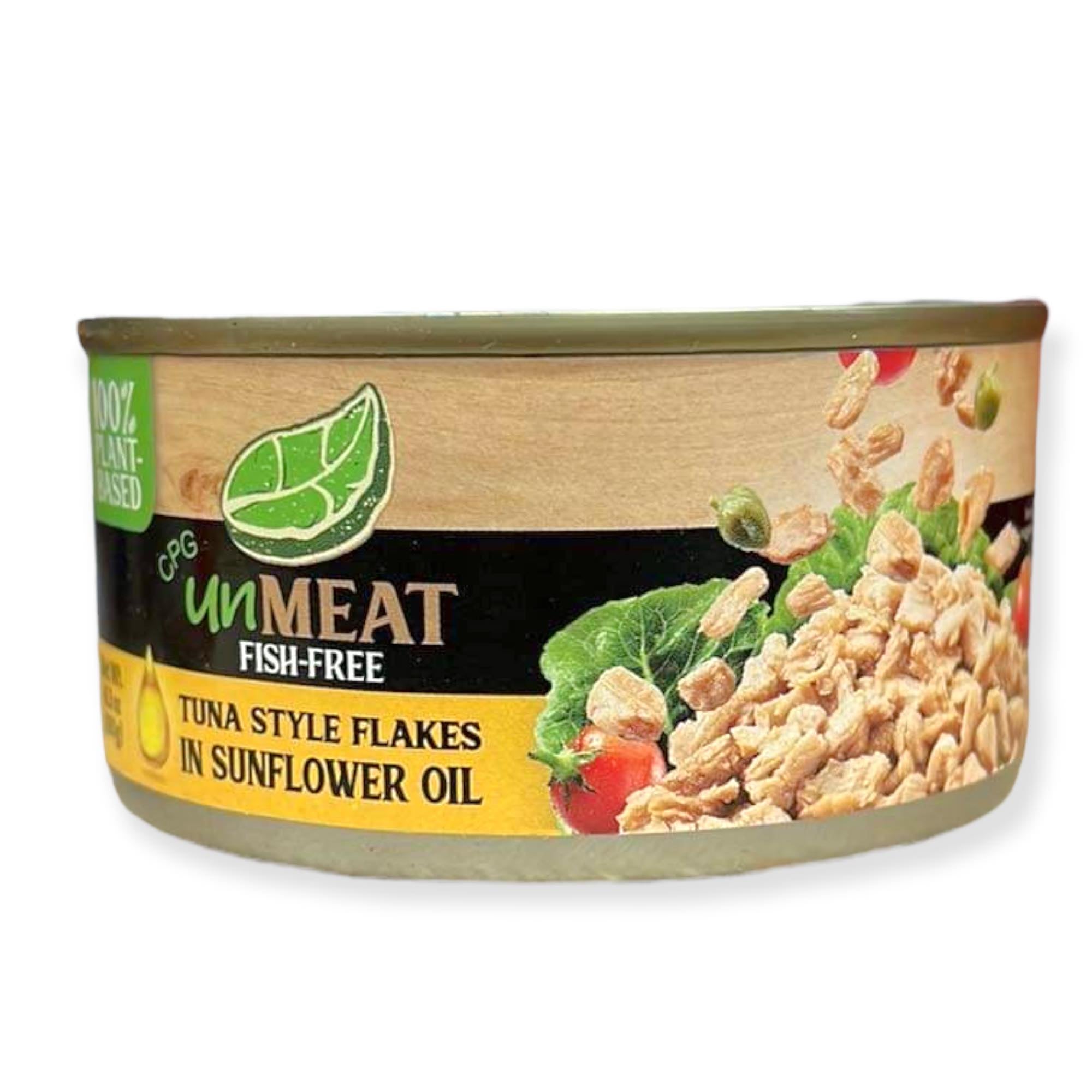 Unmeat - Fish-Free Tuna Flakes in Sunflower Oil - 180G, Must-Try!