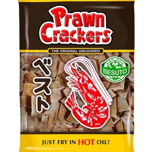 Besuto Original Uncooked Prawn Crackers Flavored Chips - 250 G, Just Fry in Hot Oil!
