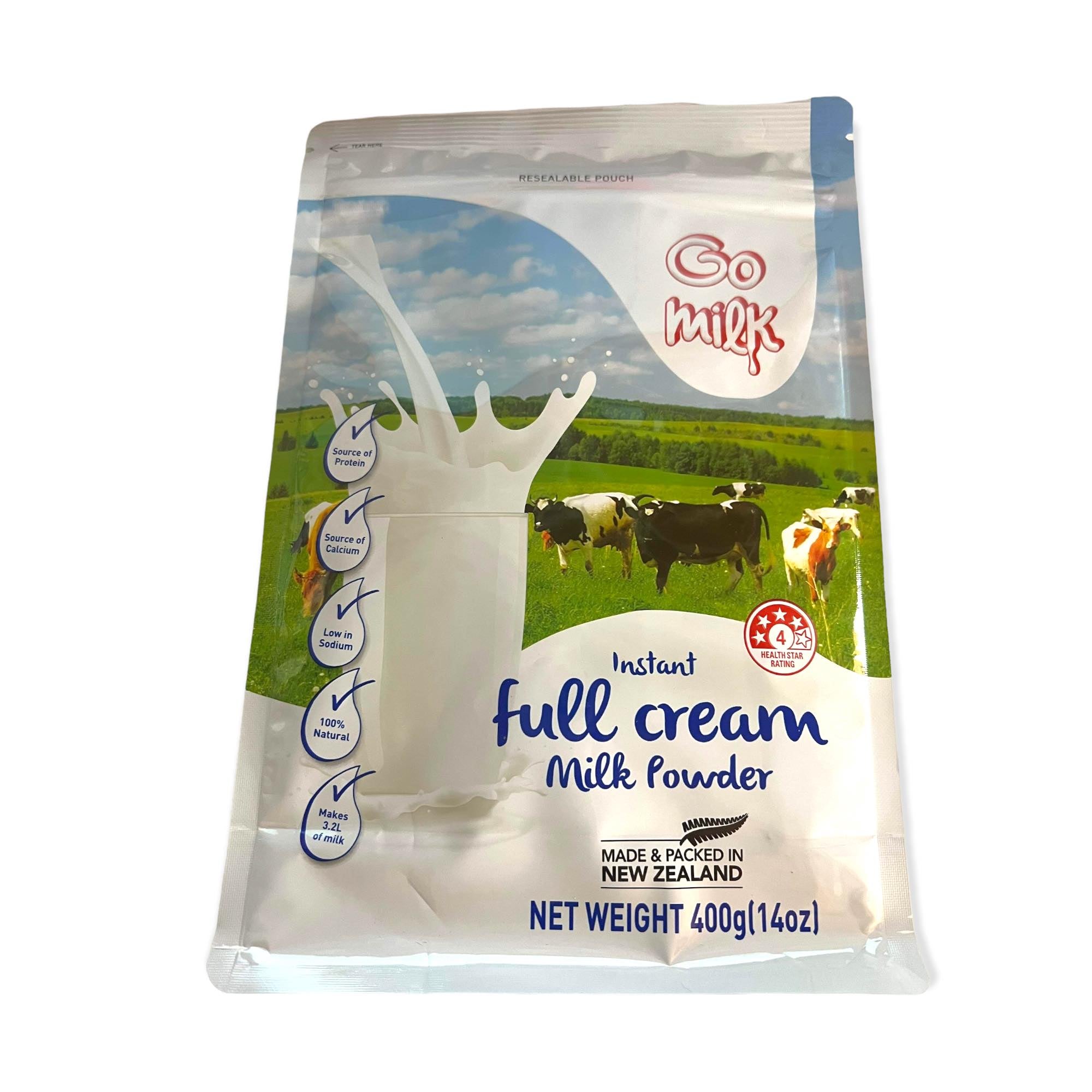 Get 400 G of Go Milk - Delicious Instant Full Cream Powdered Milk at a Great Deal