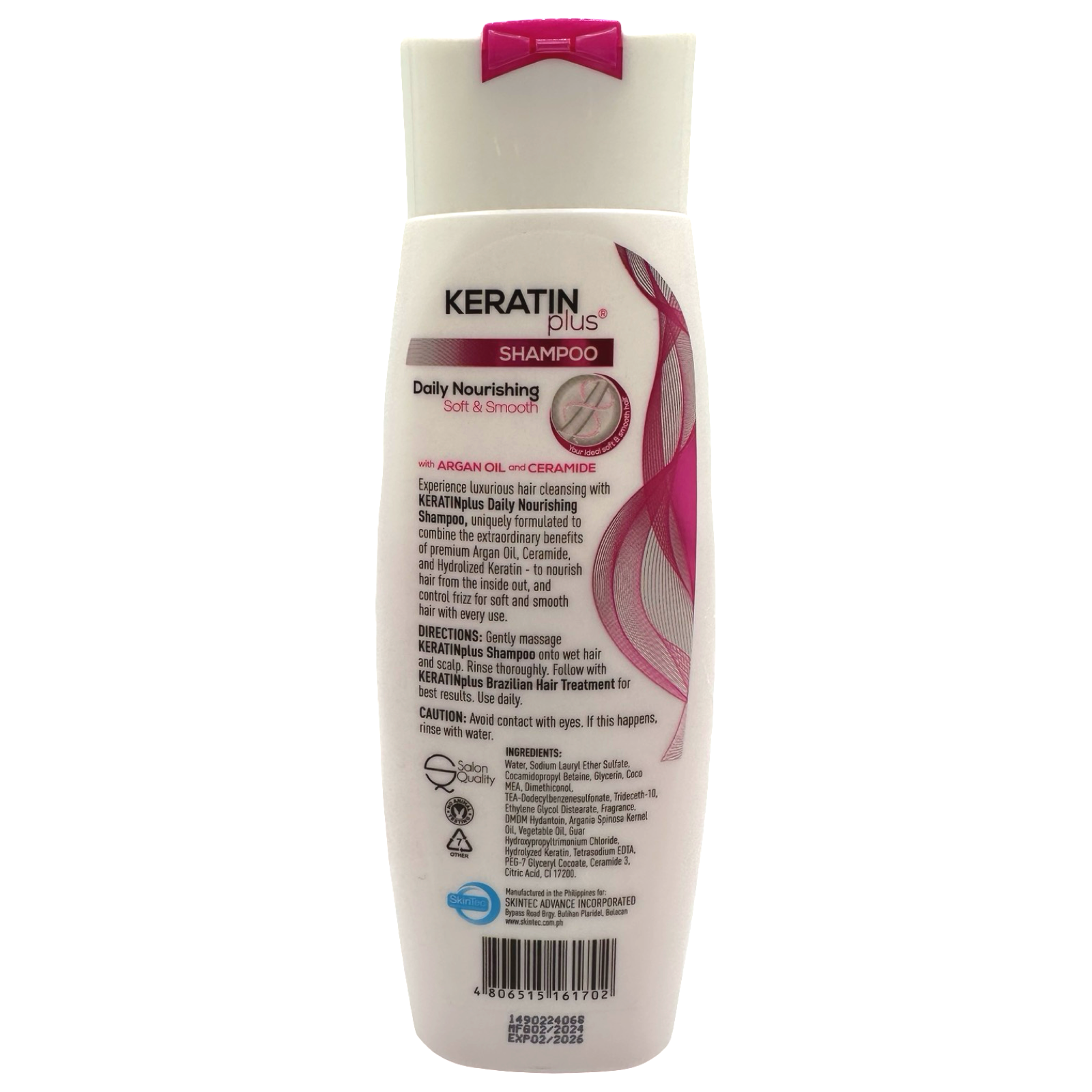 Pink Keratin Plus - 200 ML Daily Nourishing Shampoo