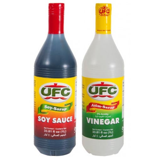 UFC Vinegar and Soy Sauce 1-Liter Value Pack - 67.08 OZ