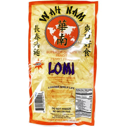 Wah Nam - Premium Fresh Cooked Chinese Pancit Noodles - 14 OZ, Perfect for Stir Fry