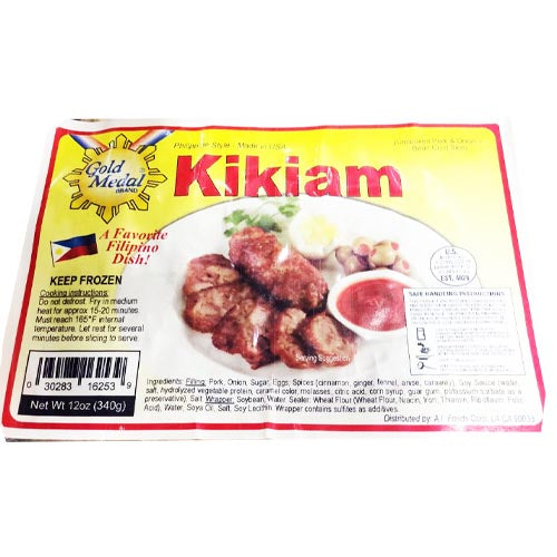 12 OZ Gold Medal Premium Pork Kikiam - A Popular Asian Street Food