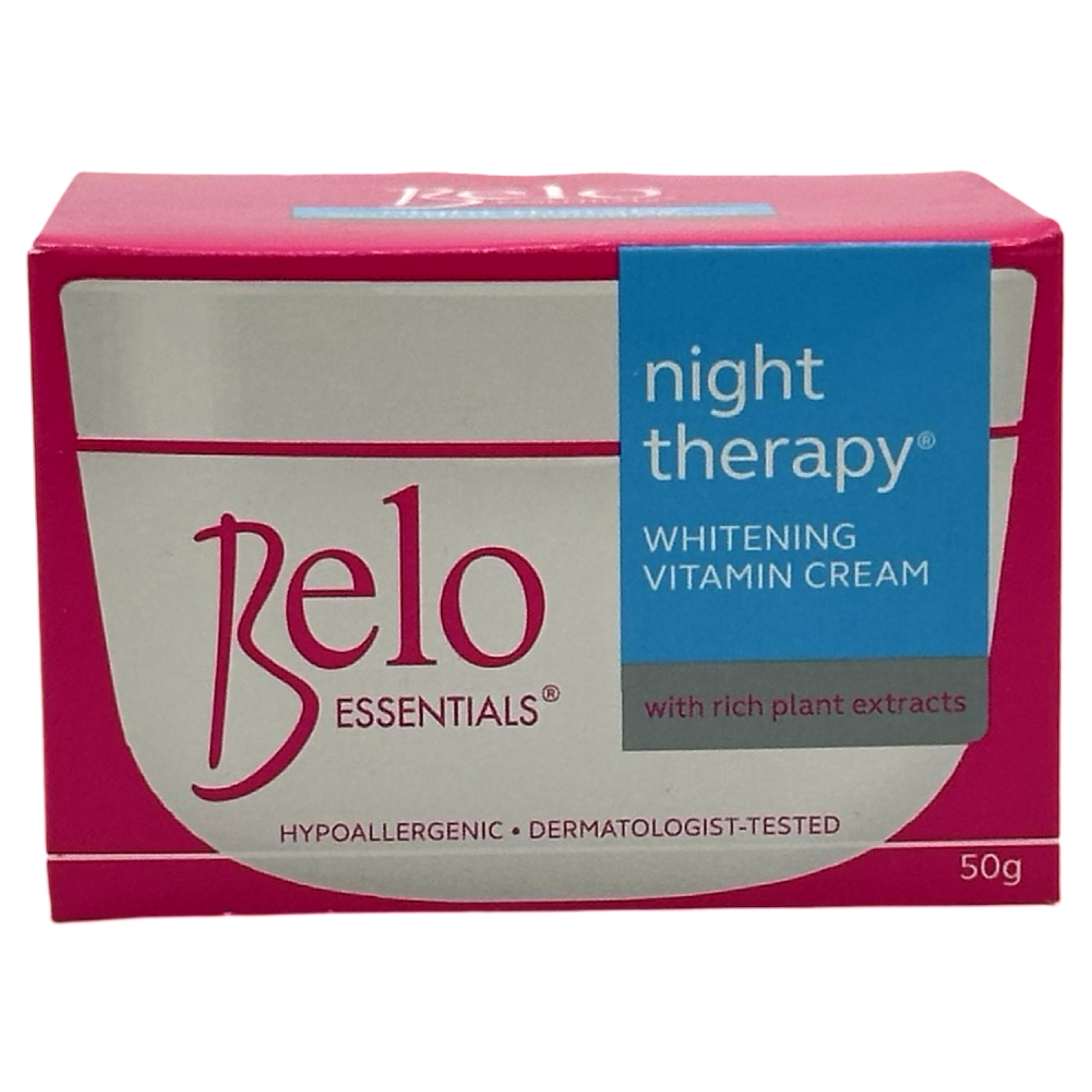 Hot Deal! Belo Essentials Night Therapy Vitamin Cream - 50G for a Radiant Skin