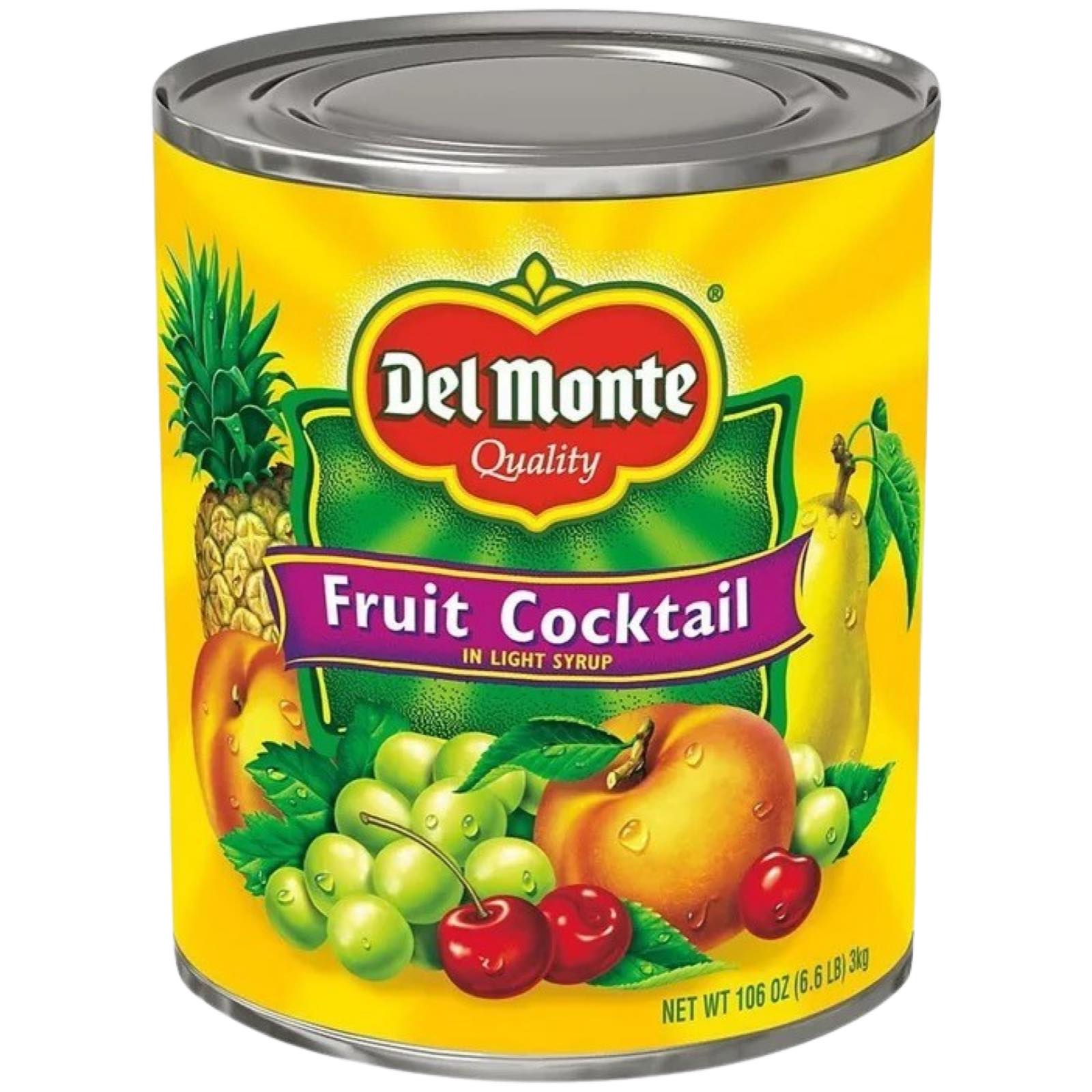 Del Monte Big 6.6 LBS Fruit Cocktail in Extra Light Syrup - Great Deal