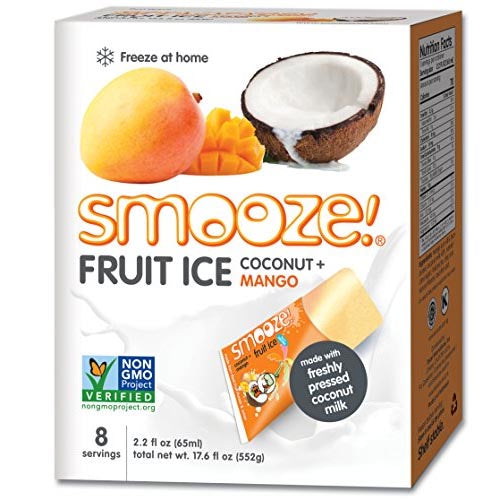 Limited Offer! Smooze Coconut Mango Fruit Ice - 17.6 OZ
