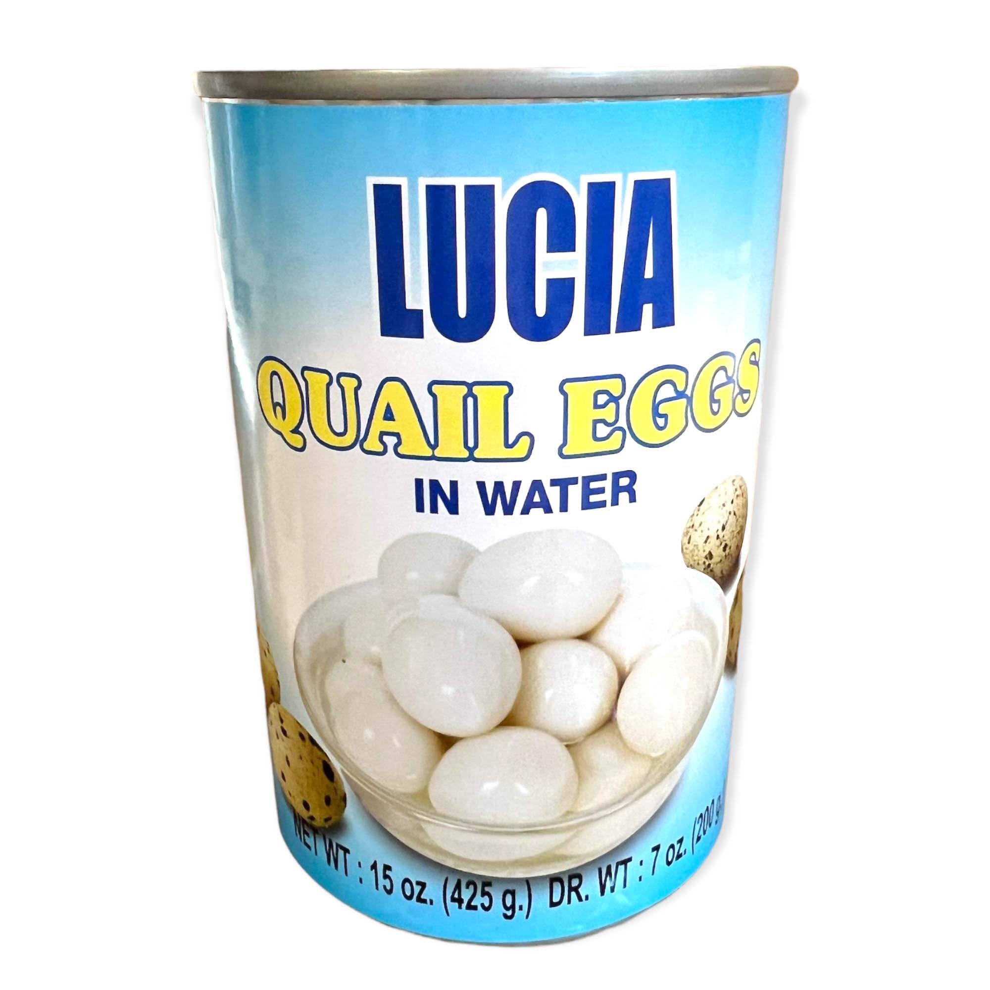 Lucia - Premium Quail Eggs Preserved in Water, 7 OZ - Great Value for Your Kitchen