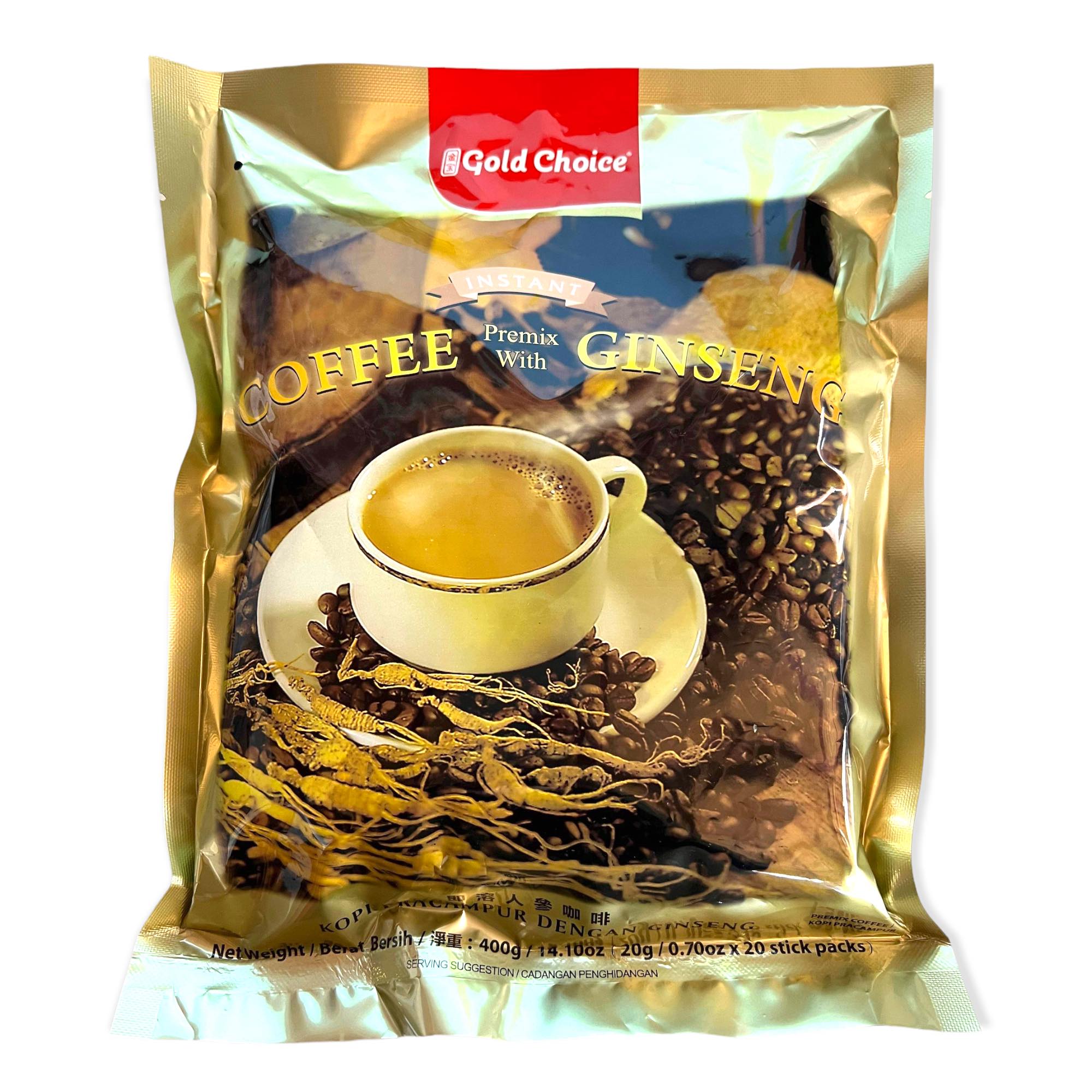 Special Offer! 400G Gold Choice Instant Coffee Premix Enriched with Ginseng