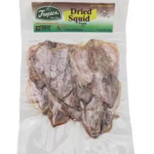 Tropics Flat Dried Squid (Pusit) - 4 Ounce Pack