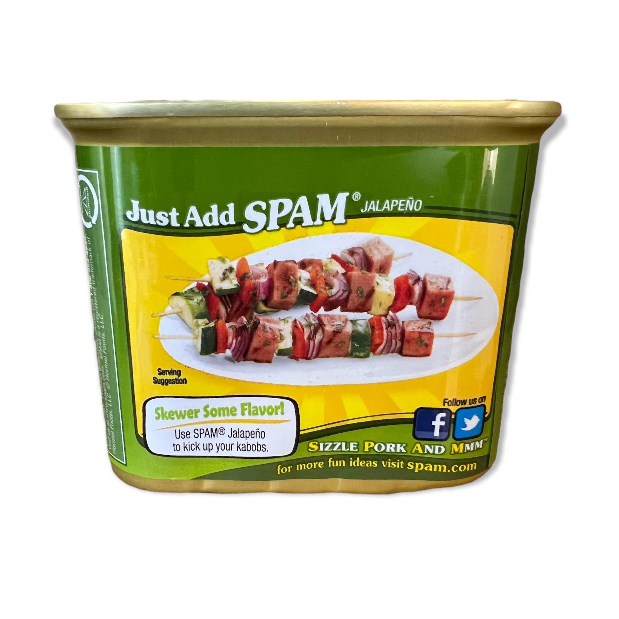 12 OZ Jalapeno-flavored Spam - A Tasty Luncheon Meat