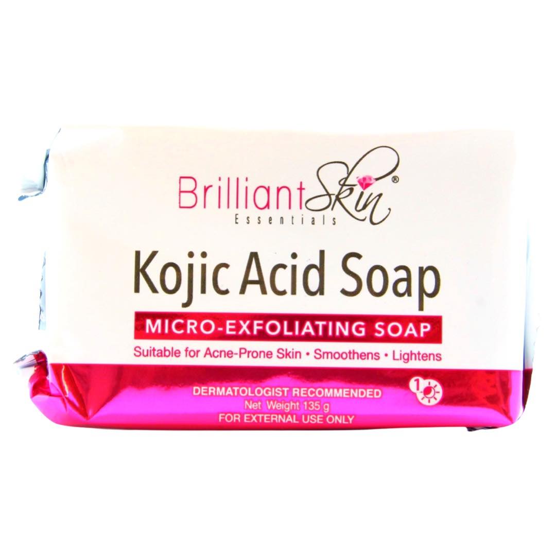 Brilliant Micro - Exfoliating Kojic Acid Skin Essentials Soap - 135 G