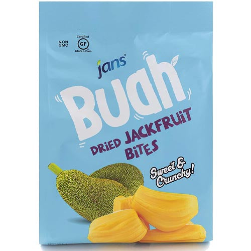 Jans Buah - 7.05 OZ Dried Jackfruit Bites - Sweet, Crunchy & Guilt - Free Healthy Snack