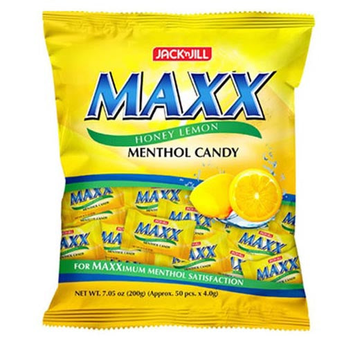 Jack 'n Jill Maxx Honey-Lemon Hard Candy - 7.05 OZ - Tasty & Breath - Freshening