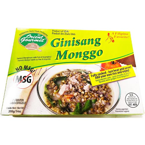 Orient Gourmet - Ready-to-Heat 14 OZ Sauteed Mungbeans with Pork & Vegetables