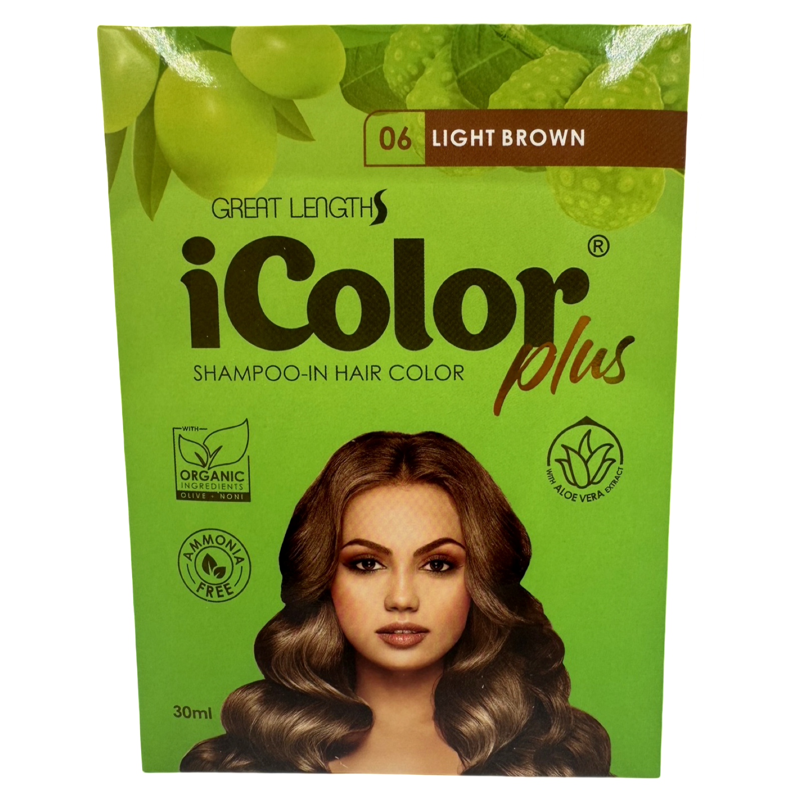 Hot Deal! iColor Plus Shampoo-In Hair Color for Light Brown Hair - 30 ML