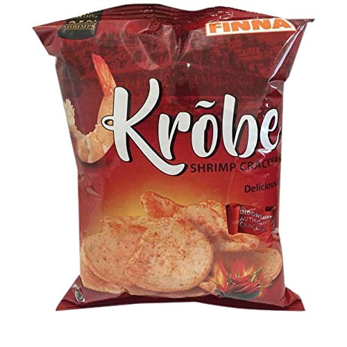 Finna Krobe Spicy Shrimp Crackers - 2.5 OZ - Irresistible Snack for All