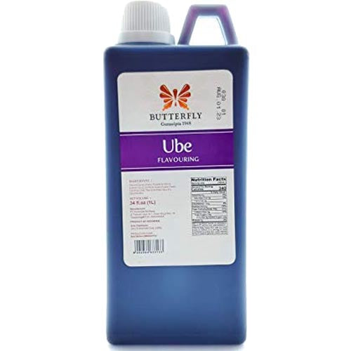 Butterfly Ube Flavor Paste - 1 Liter, Big Size