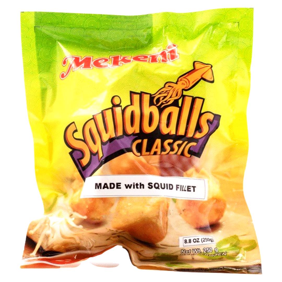Mekeni Classic Squidballs - 250G, Made with Real Squid Fillet