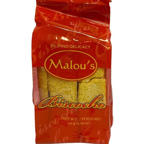 Malou's 150G Biscocho - A Tasty Filipino Delicacy