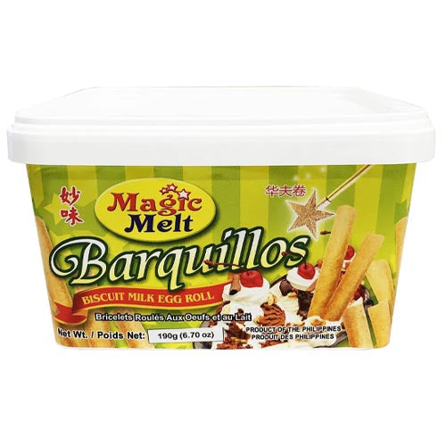 Magic Melt Milk Egg Roll Biscuit - 190 G - Irresistible Treat